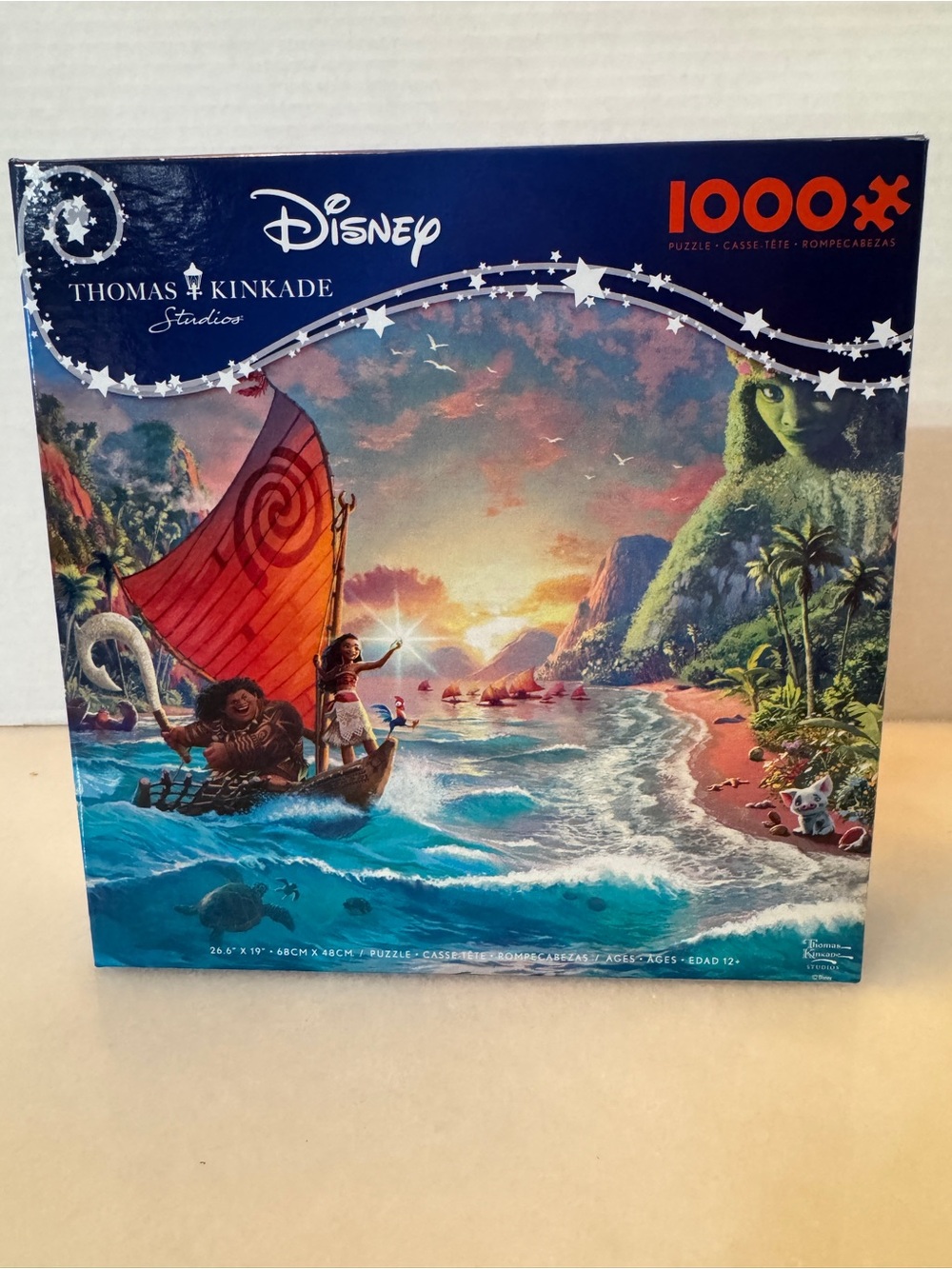 New Disney Thomas Kinkade Moana 1000 piece Puzzle